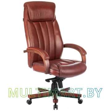 Кресло Бюрократ T-9922WALNUT/CHOK (светло-коричневый)